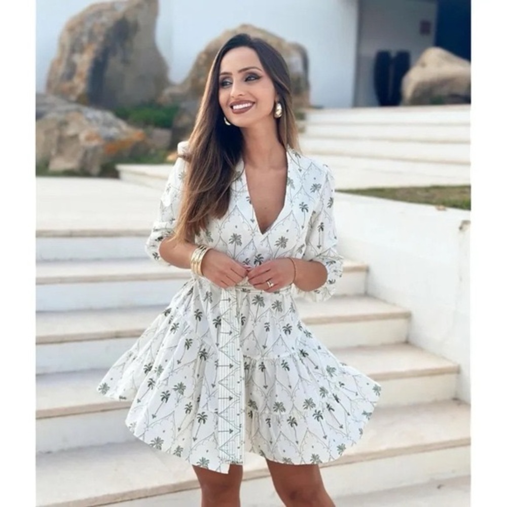 ZARA Printed Short Dress